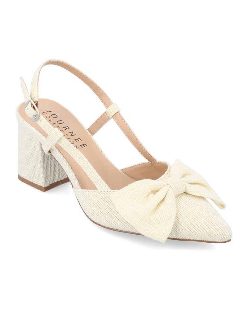 Women's Tailynn Canvas Slingback Heel PD03 $49.39 Shoes