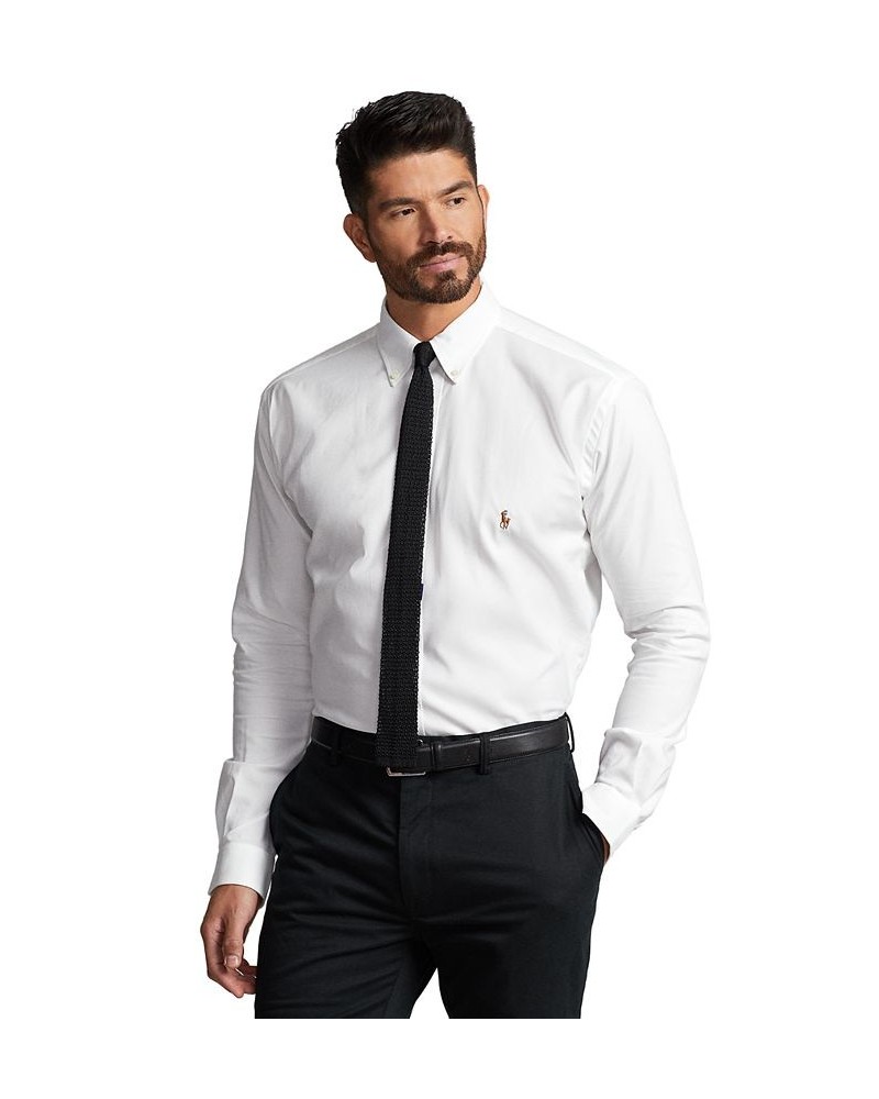 Men's Big & Tall Oxford Shirt White $41.85 Shirts