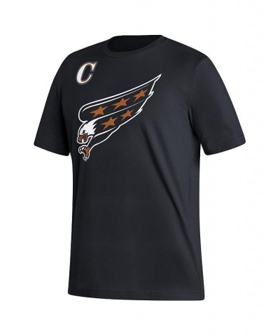 Men's Alexander Ovechkin Black Washington Capitals Reverse Retro 2.0 Name and Number T-shirt $20.64 T-Shirts