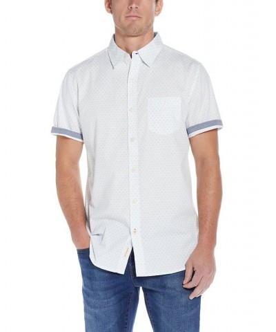 Men's Peached Poplin Short Sleeve Button Down Shirt PD03 $32.20 Shirts