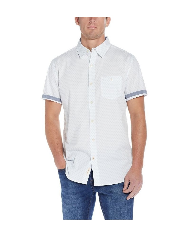 Men's Peached Poplin Short Sleeve Button Down Shirt PD03 $32.20 Shirts