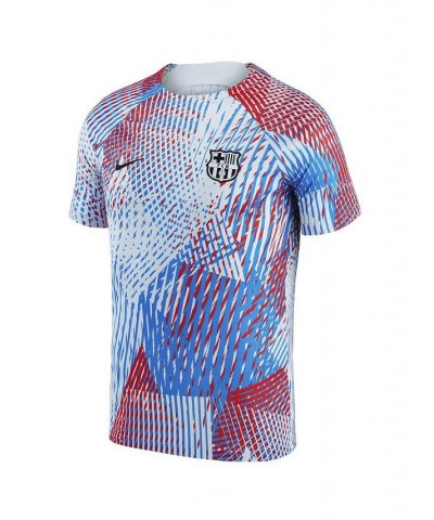 Men's Red, Blue Barcelona 2022, 23 Pre-Match Top $32.00 Jersey