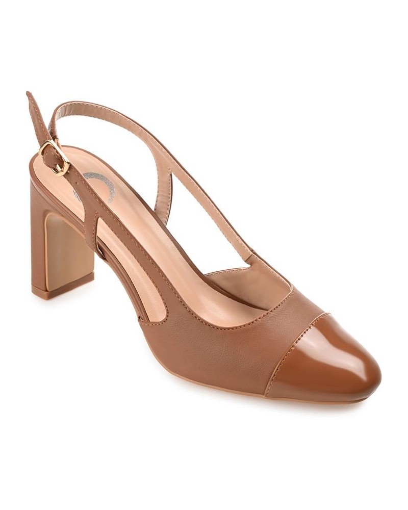 Women's Reignn Heels Tan $46.55 Shoes