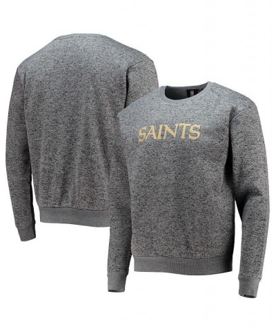 Men's Black New Orleans Saints Colorblend Pullover Sweater $21.15 Sweaters