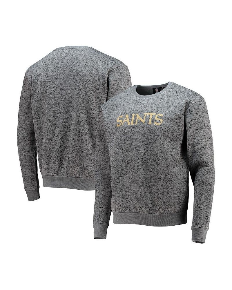 Men's Black New Orleans Saints Colorblend Pullover Sweater $21.15 Sweaters