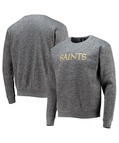 Men's Black New Orleans Saints Colorblend Pullover Sweater $21.15 Sweaters