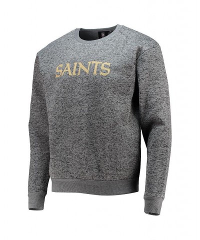 Men's Black New Orleans Saints Colorblend Pullover Sweater $21.15 Sweaters