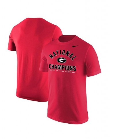 Men's Red Georgia Bulldogs College Football Playoff 2021 National Champions Arch T-shirt $16.63 T-Shirts