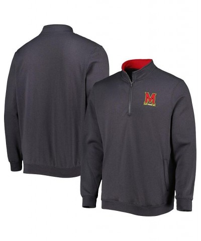 Men's Charcoal Maryland Terrapins Tortugas Quarter-Zip Sweatshirt $31.19 Sweatshirt