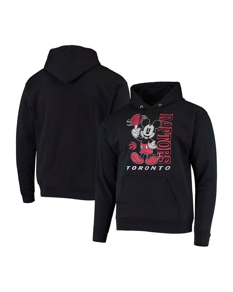 Men's Black Toronto Raptors Mickey Baller Pullover Hoodie $24.36 Sweatshirt