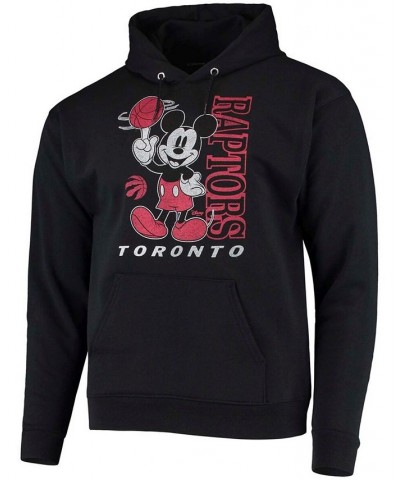 Men's Black Toronto Raptors Mickey Baller Pullover Hoodie $24.36 Sweatshirt