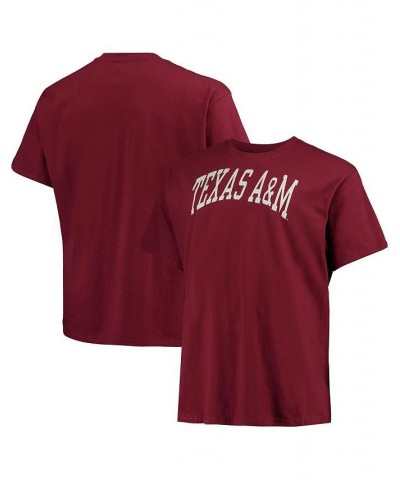 Men's Maroon Texas A&M Aggies Big and Tall Arch Team Logo T-shirt $21.19 T-Shirts