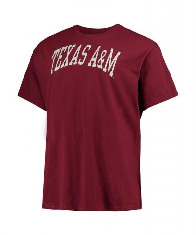 Men's Maroon Texas A&M Aggies Big and Tall Arch Team Logo T-shirt $21.19 T-Shirts