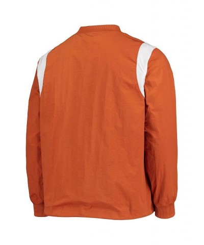 Men's Texas Orange Texas Longhorns Rev Pullover Windbreaker Jacket $34.00 Jackets