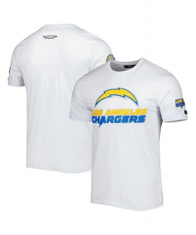 Men's White Los Angeles Chargers Mash Up T-shirt $28.70 T-Shirts