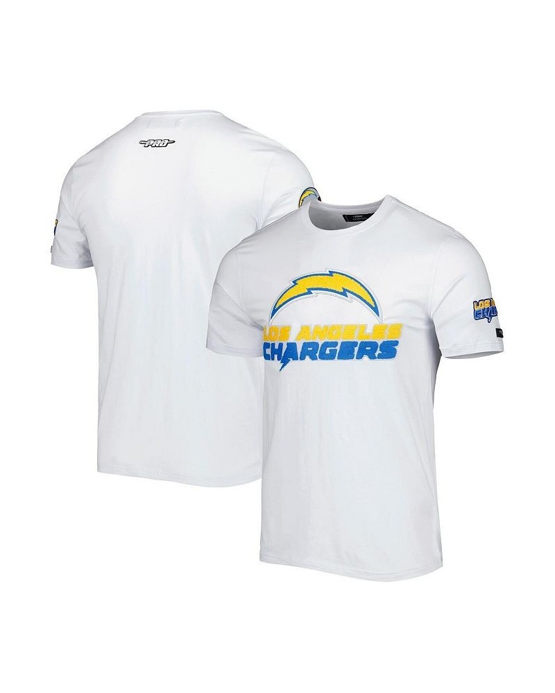 Men's White Los Angeles Chargers Mash Up T-shirt $28.70 T-Shirts