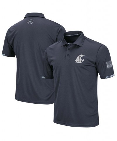 Men's Charcoal Washington State Cougars OHT Military-Inspired Appreciation Digital Camo Polo Shirt $30.79 Polo Shirts