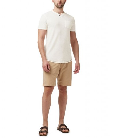 Men's Kadya Waffle Knit T-shirt White $19.67 T-Shirts