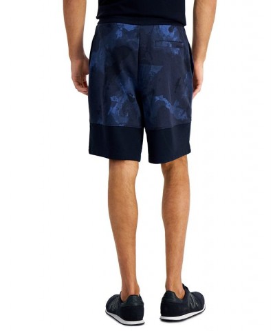 Men's Casual Drawstring Logo Shorts Blue $34.30 Shorts