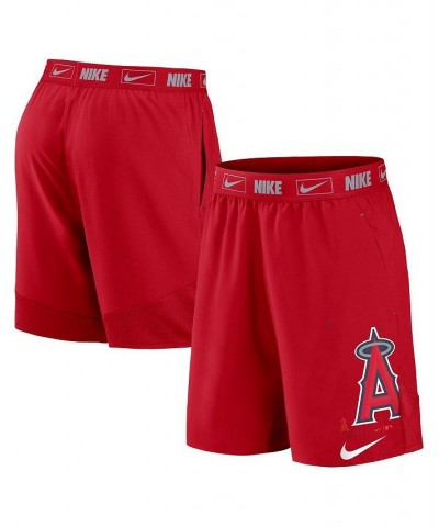 Men's Red Los Angeles Angels Bold Express Performance Shorts $31.89 Shorts