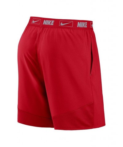 Men's Red Los Angeles Angels Bold Express Performance Shorts $31.89 Shorts