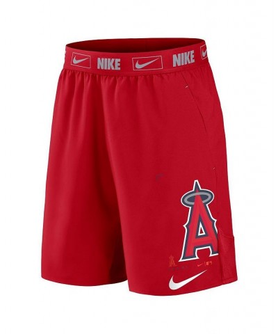 Men's Red Los Angeles Angels Bold Express Performance Shorts $31.89 Shorts