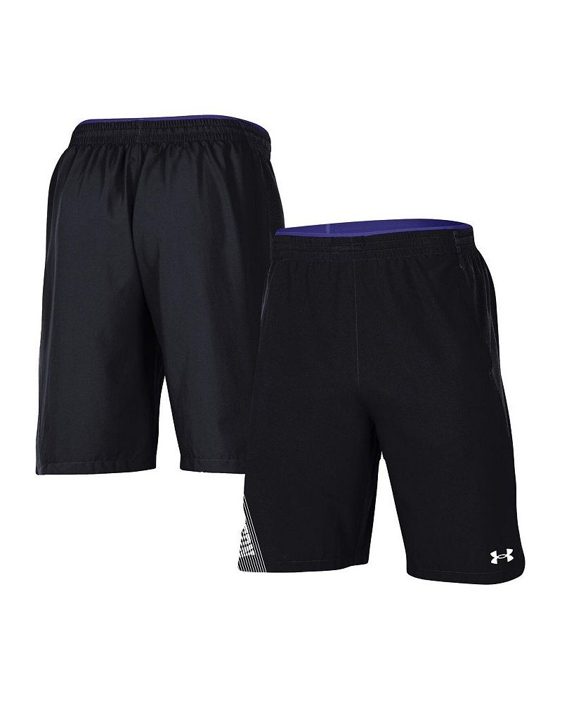 Men's Black Northwestern Wildcats 2021 Sideline Woven Shorts $25.85 Shorts