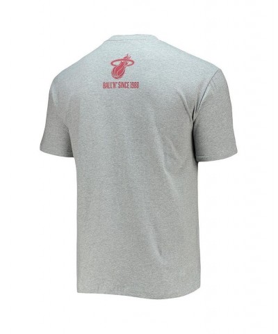 Men's Heathered Gray Miami Heat Since 1988 T-shirt $18.01 T-Shirts