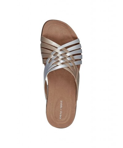 Women's Meadow Sandals Gold $42.66 Shoes