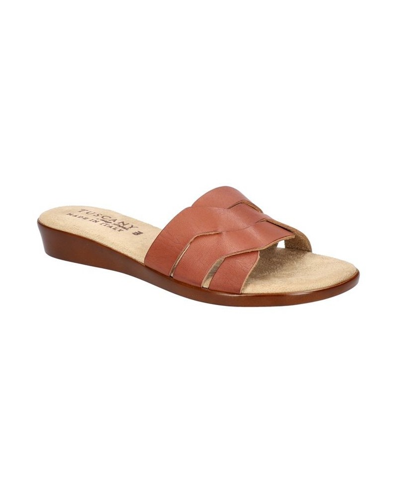 Women's Tuscany Nicia Slide Sandals PD03 $29.40 Shoes