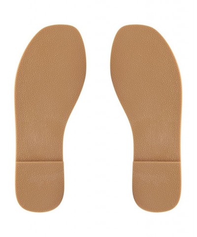 Women's Edessa Slide Sandals Tan/Beige $15.99 Shoes