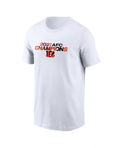 Men's White Cincinnati Bengals 2021 AFC Champions Roster T-shirt $18.45 T-Shirts