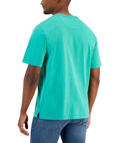 Men's Bali Sky Crewneck Pocket T-Shirt Green $29.19 T-Shirts