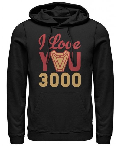 Marvel Men's Avengers Endgame I Love You 300 Arc Reactor, Pullover Hoodie Black $26.40 Sweatshirt