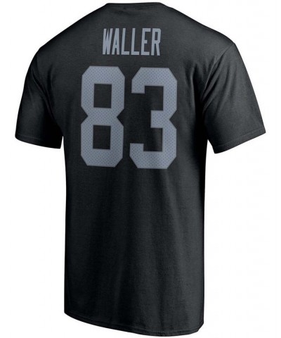 Men's Darren Waller Black Las Vegas Raiders Player Icon Name and Number T-shirt $20.51 T-Shirts