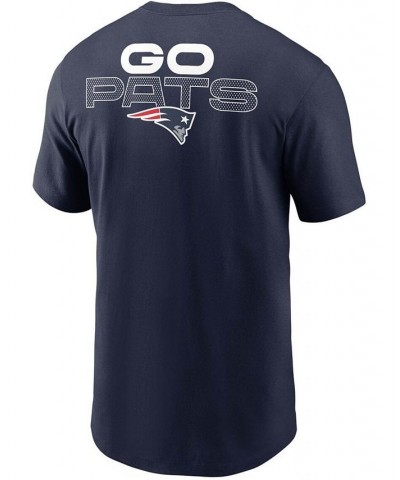 Men's Big and Tall Navy New England Patriots Local Phrase T-shirt $23.84 T-Shirts