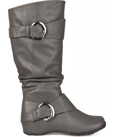 Women's Paris Boot Gray $33.00 Shoes