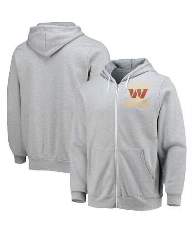 Men's NFL x Darius Rucker Collection by Heathered Gray Washington Commanders Sponge Fleece Full-Zip Hoodie $44.65 Sweatshirt