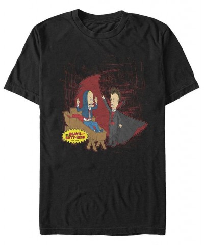 MTV Men's Beavis and Butthead Halloween Vampires Short Sleeve T-Shirt Black $18.19 T-Shirts