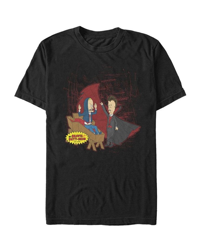 MTV Men's Beavis and Butthead Halloween Vampires Short Sleeve T-Shirt Black $18.19 T-Shirts