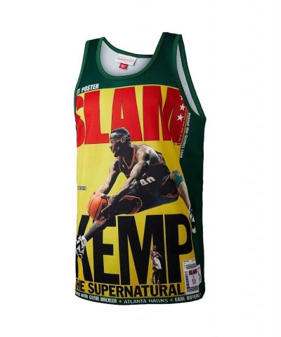 Men's Shawn Kemp Green Seattle SuperSonics Slam Player Tank Top $35.04 T-Shirts