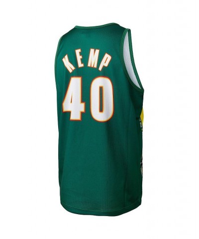 Men's Shawn Kemp Green Seattle SuperSonics Slam Player Tank Top $35.04 T-Shirts