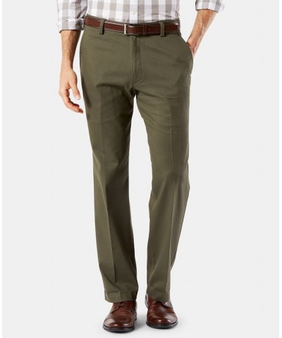 Men's Easy Straight Fit Khaki Stretch Pants Olive Grove $22.50 Pants