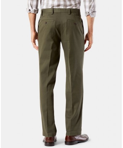 Men's Easy Straight Fit Khaki Stretch Pants Olive Grove $22.50 Pants