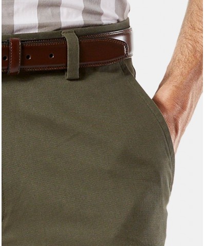 Men's Easy Straight Fit Khaki Stretch Pants Olive Grove $22.50 Pants