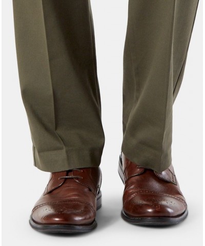 Men's Easy Straight Fit Khaki Stretch Pants Olive Grove $22.50 Pants