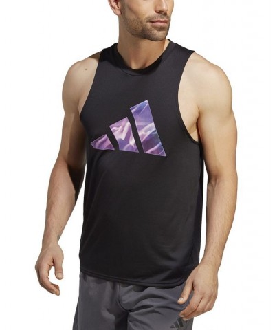 Men's Designed for Movement HIIT Training Tank Top Black $22.05 T-Shirts