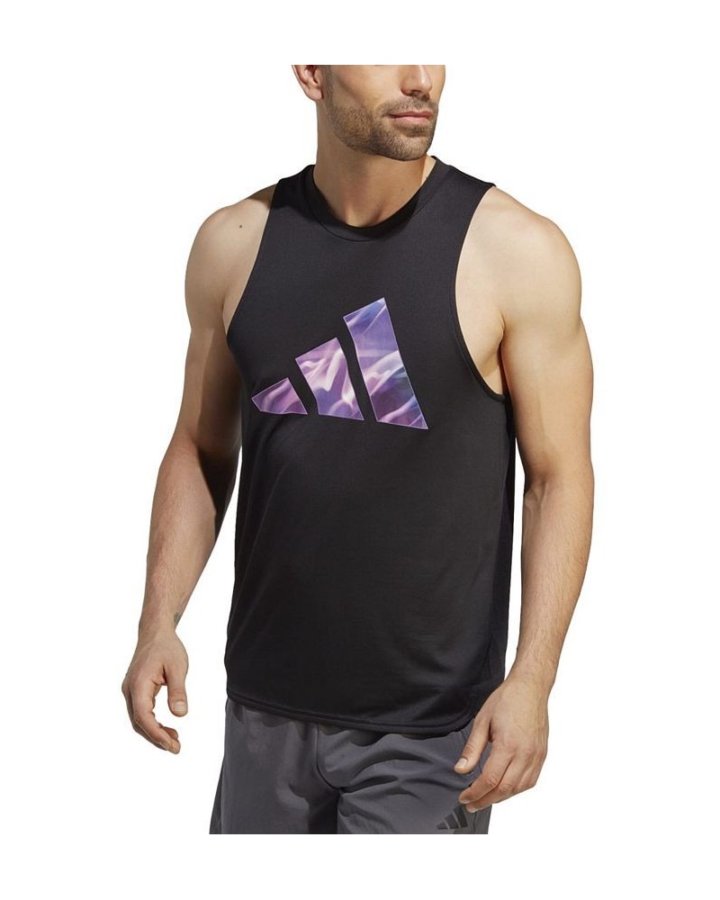 Men's Designed for Movement HIIT Training Tank Top Black $22.05 T-Shirts