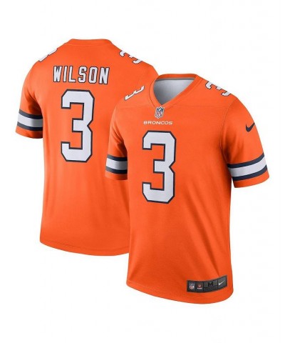 Men's Russell Wilson Orange Denver Broncos Alternate Legend Jersey $50.60 Jersey