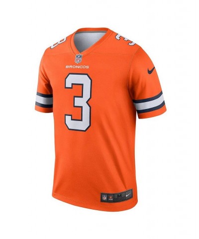 Men's Russell Wilson Orange Denver Broncos Alternate Legend Jersey $50.60 Jersey